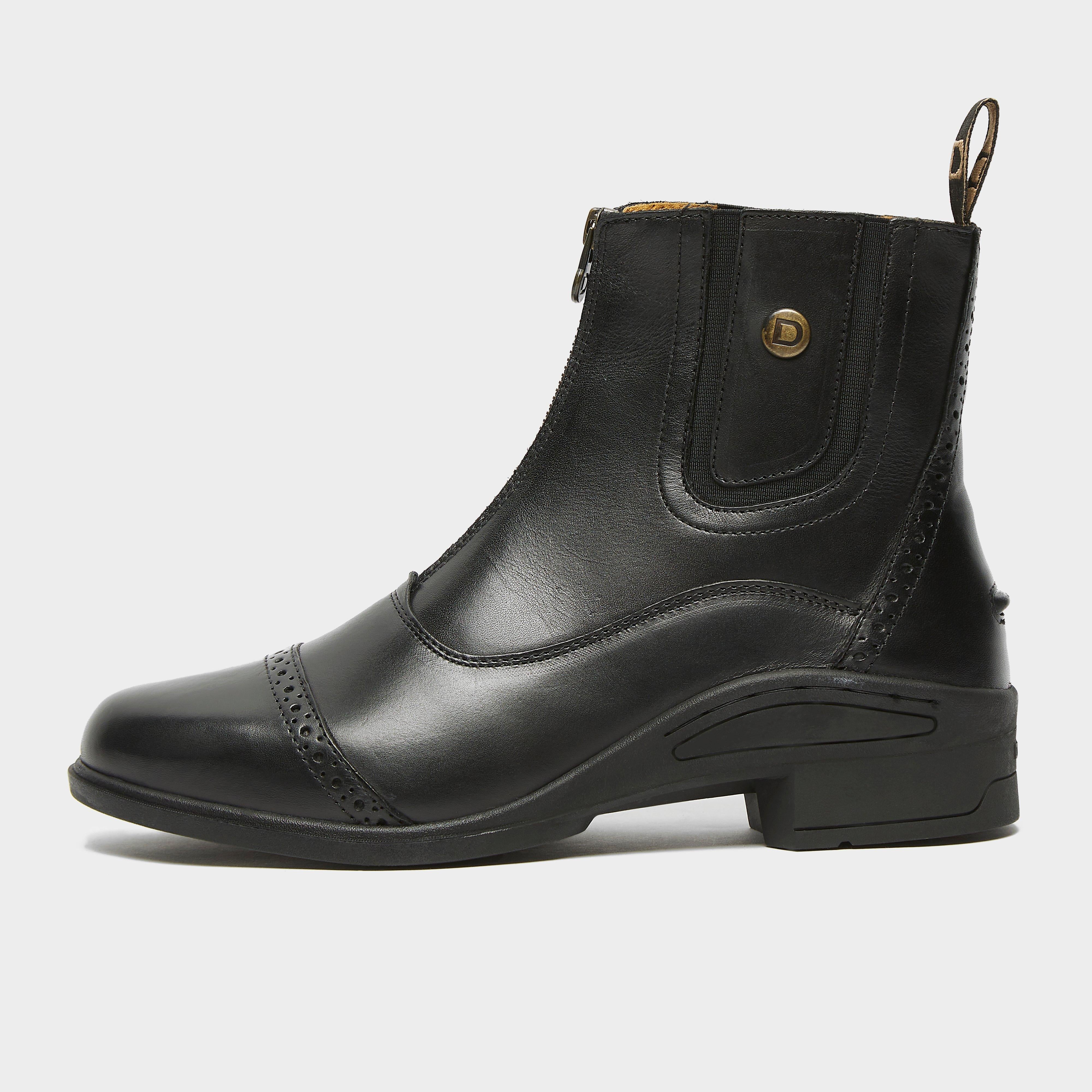 Womens Rapture Zip Paddock Boots Black
