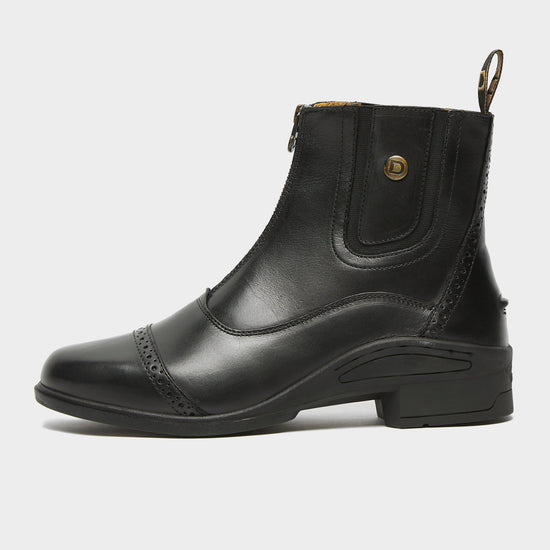 Womens Rapture Zip Paddock Boots Black