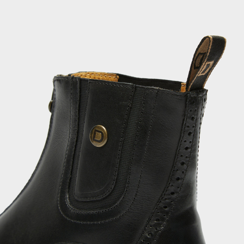 Womens Rapture Zip Paddock Boots Black