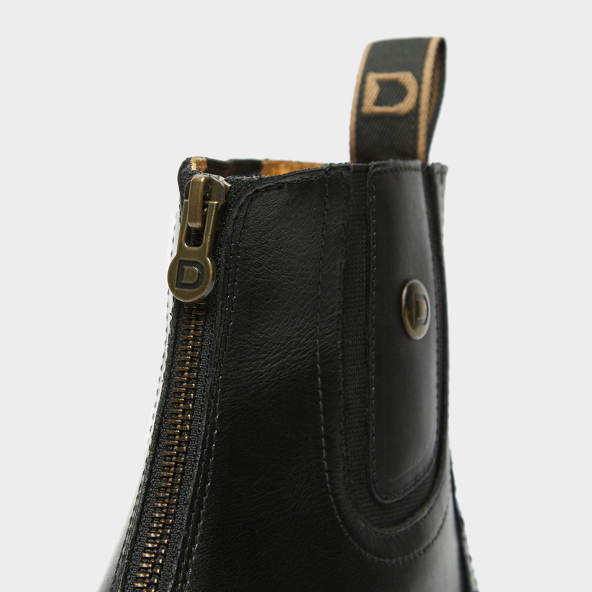 Womens Rapture Zip Paddock Boots Black