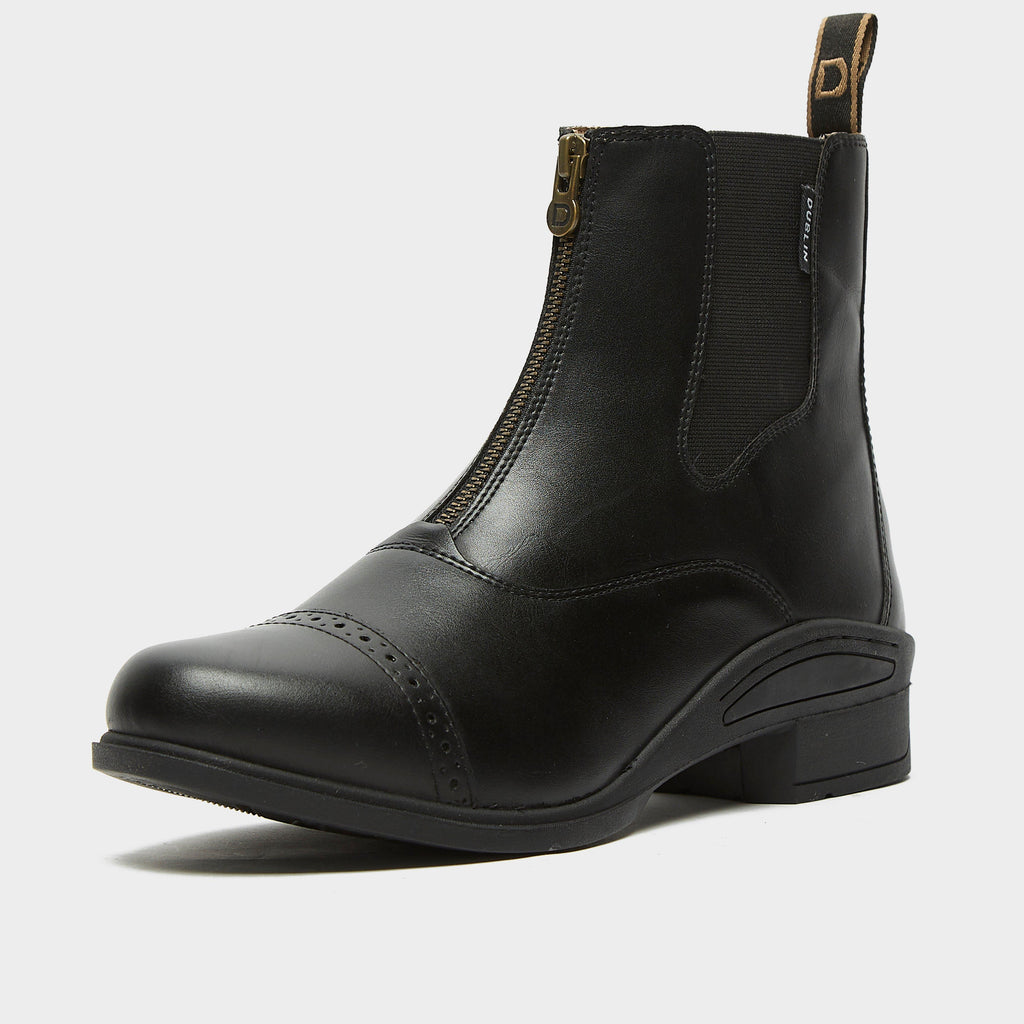 Womens Altitude Zip Paddock Boots Black