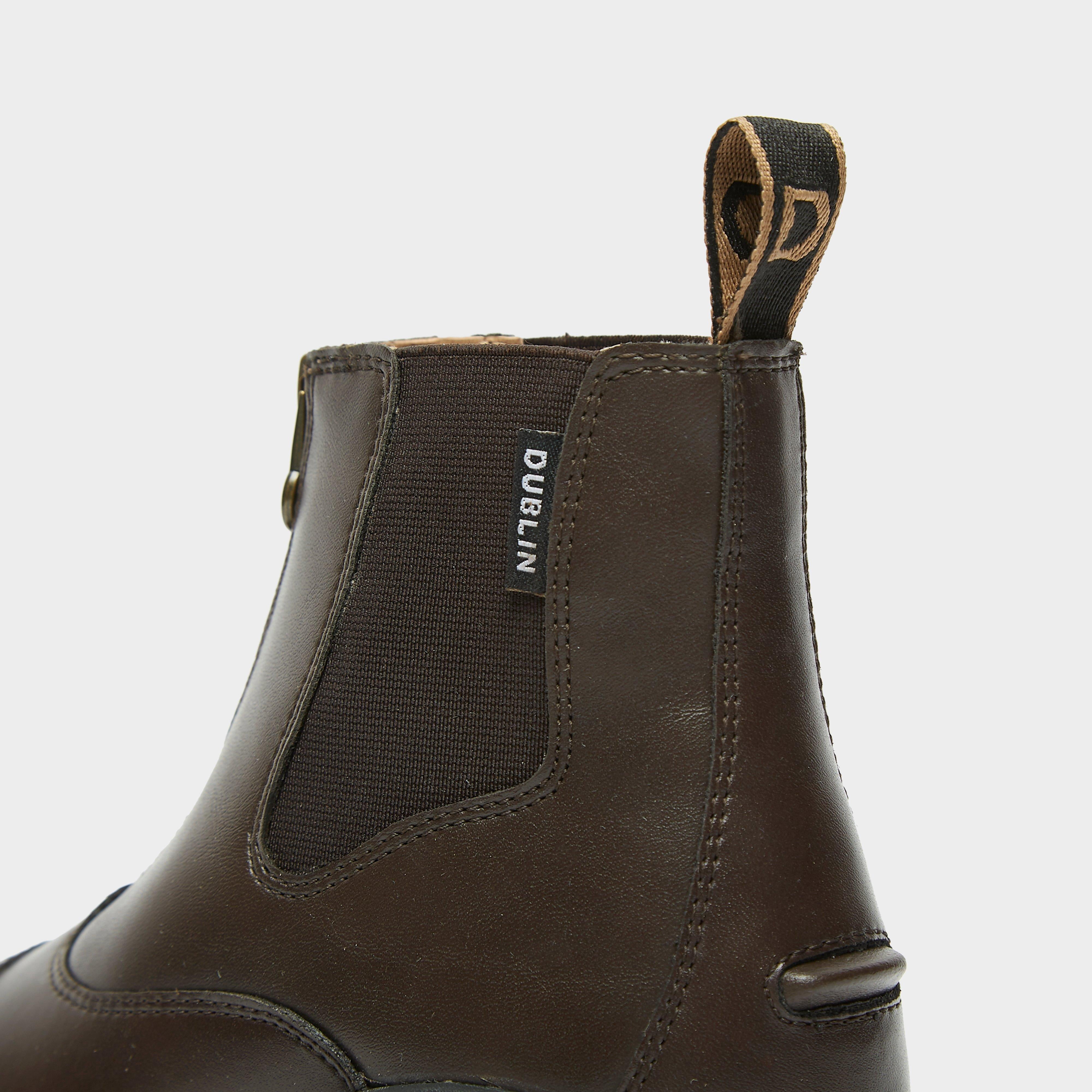 Childs Altitude Zip Paddock Boots Brown