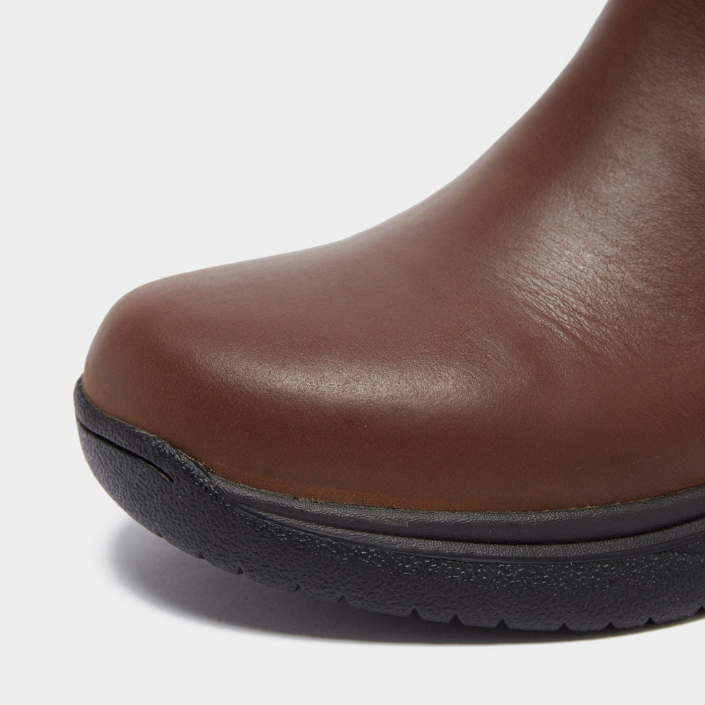 Womens Queenie Short Boots Red Brown