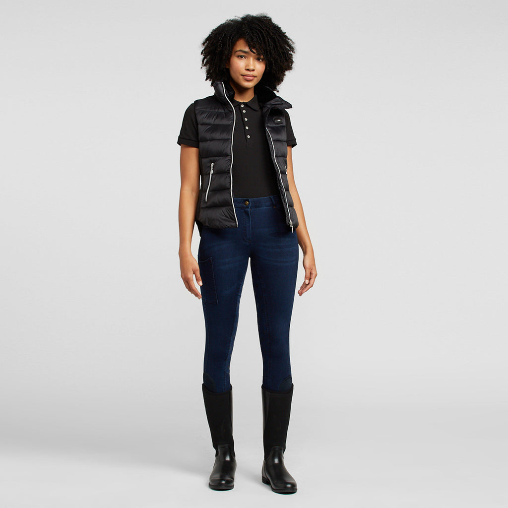 Womens Dion Puffer Vest Black