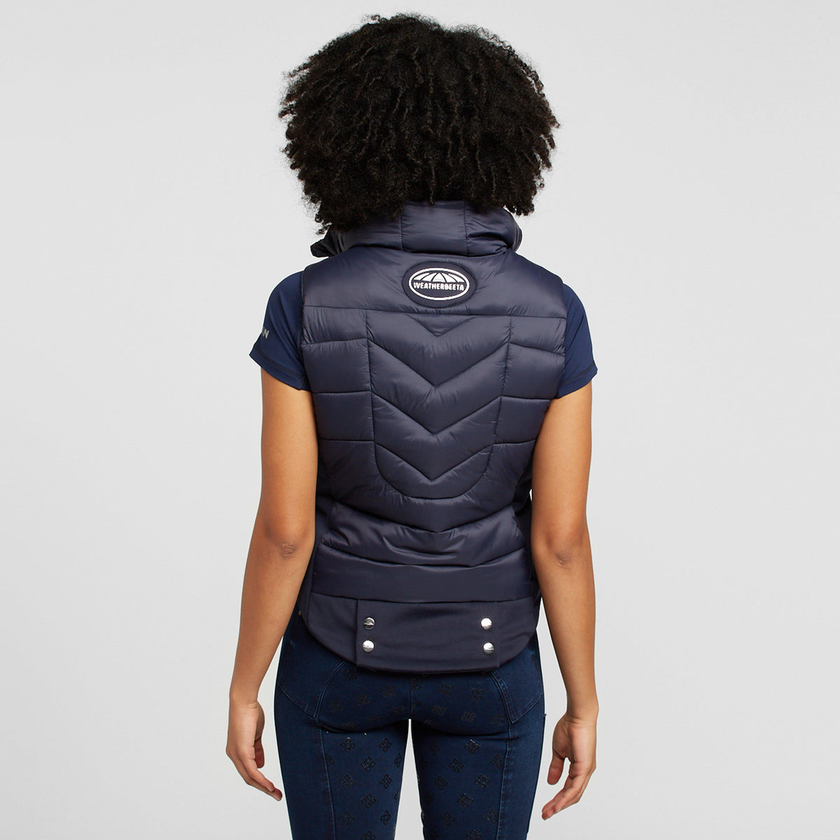 Womens Dion Puffer Vest Navy