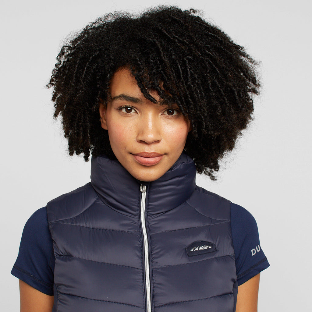 Womens Dion Puffer Vest Navy