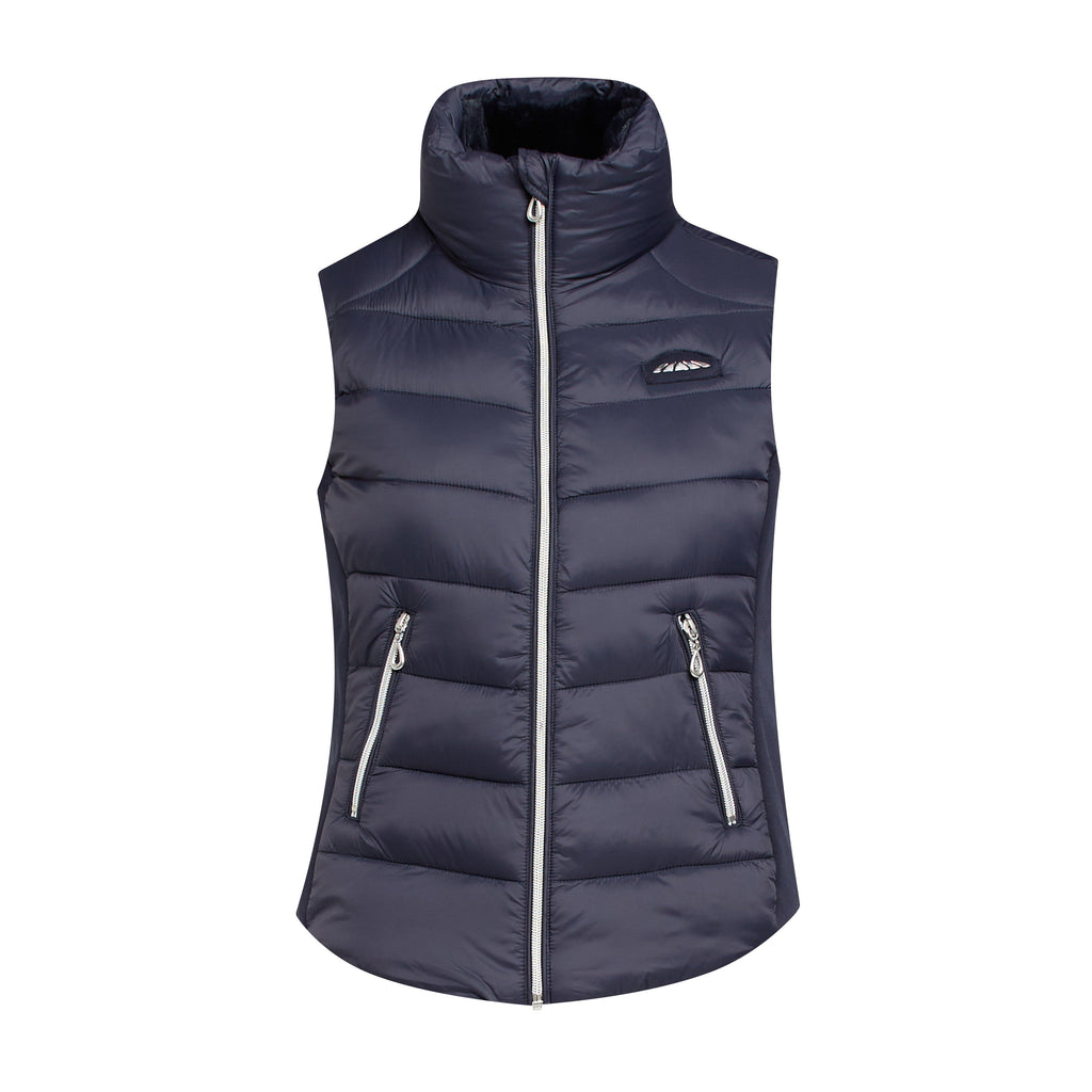 Womens Dion Puffer Vest Navy