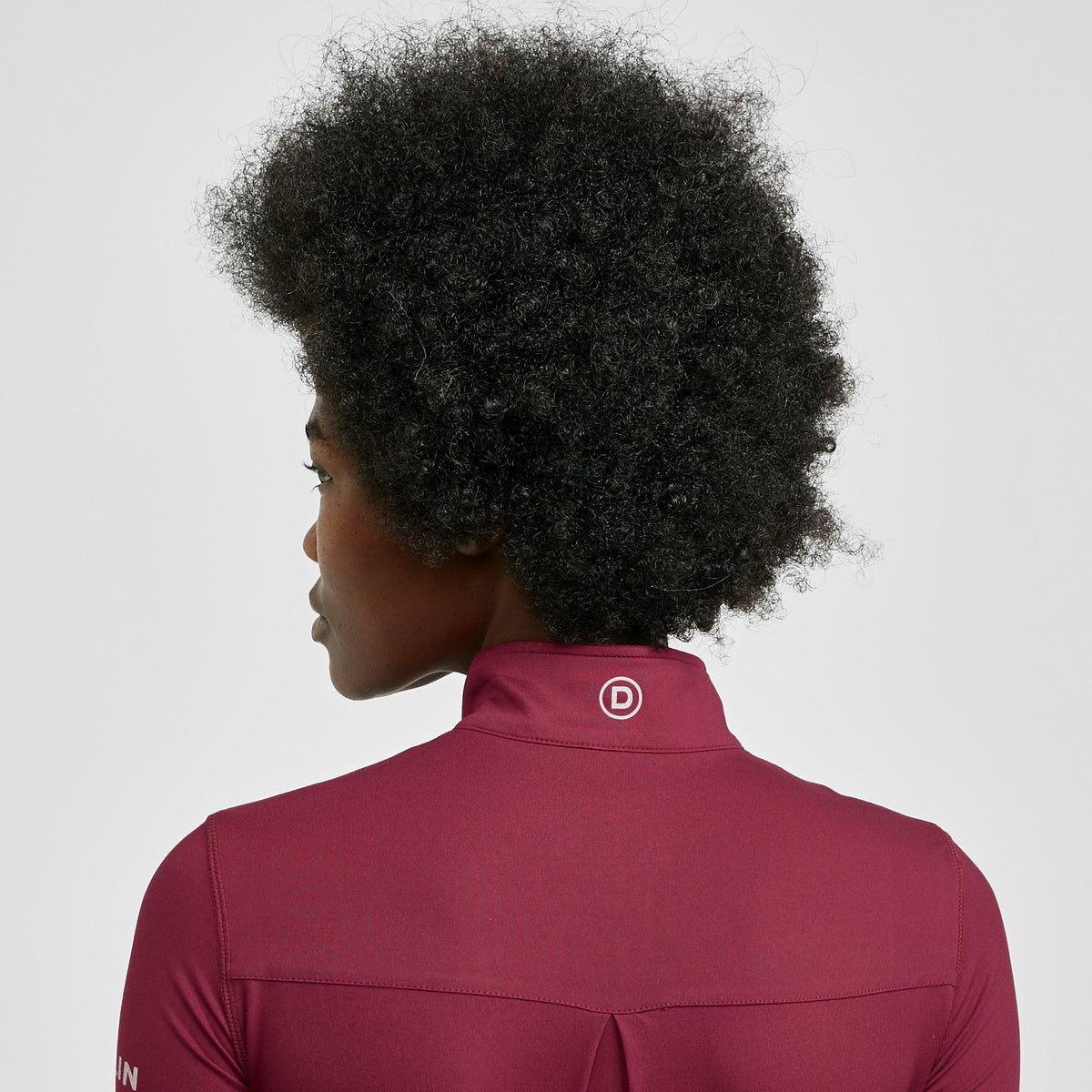 Womens Kylee Long Sleeve Top Deep Crimson Red