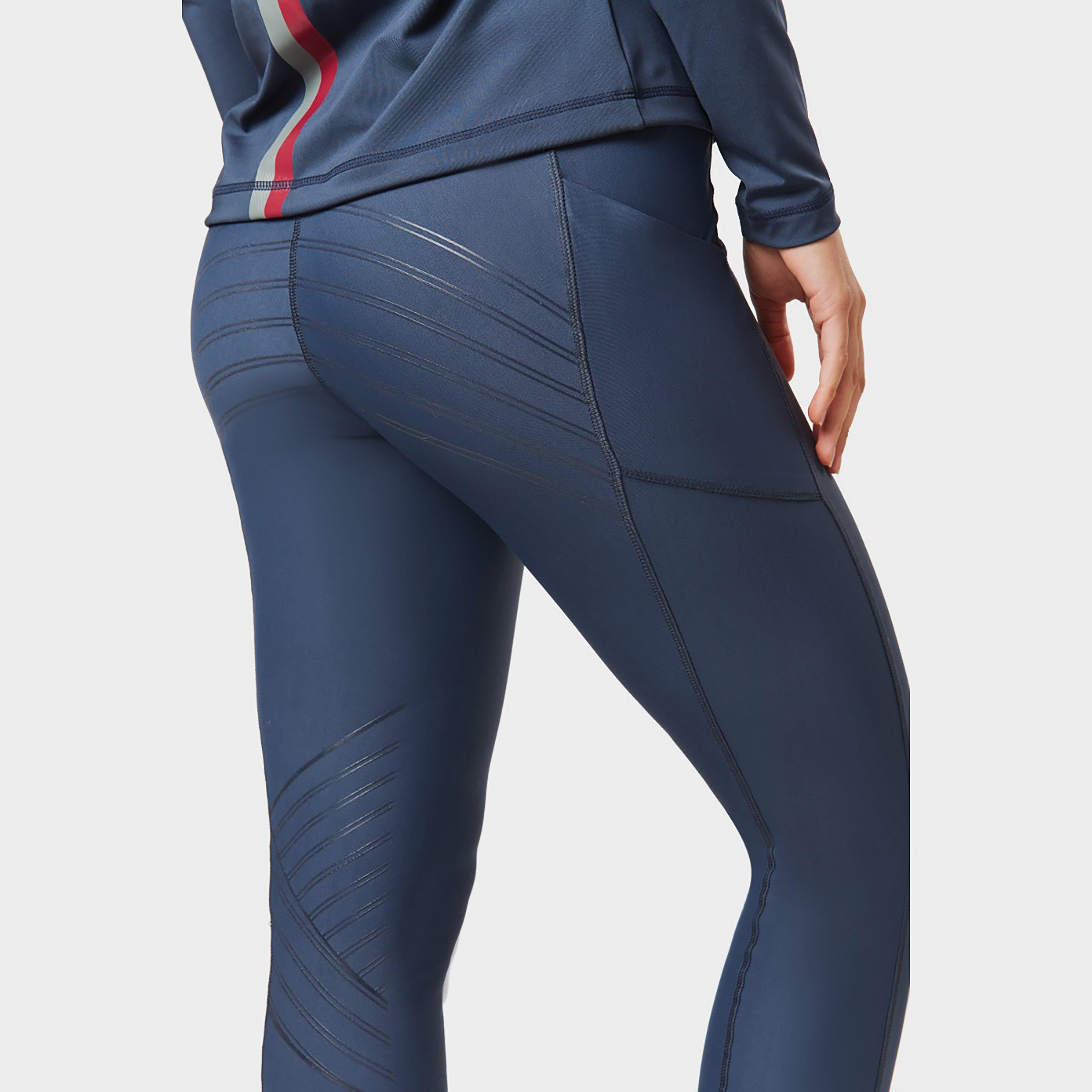 Ladies Noemi Printed Sculpt Riding Tights Ink Navy