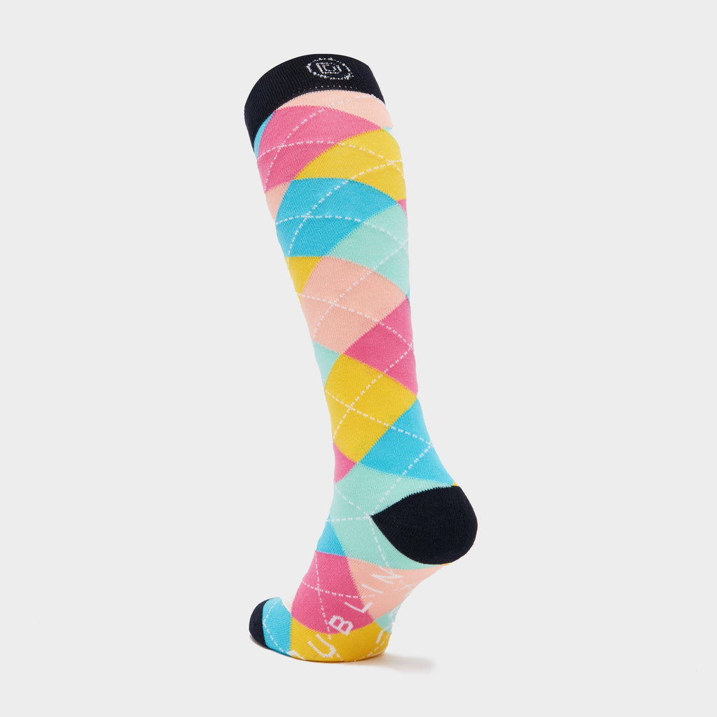Single Pack Socks Argyle Rainbow