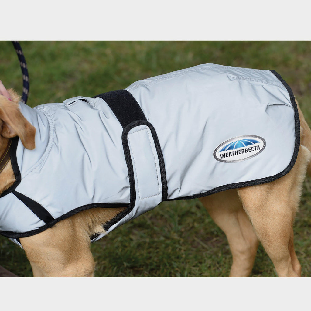 ComFiTec Reflective 220g Medium Weight Dog Coat Silver