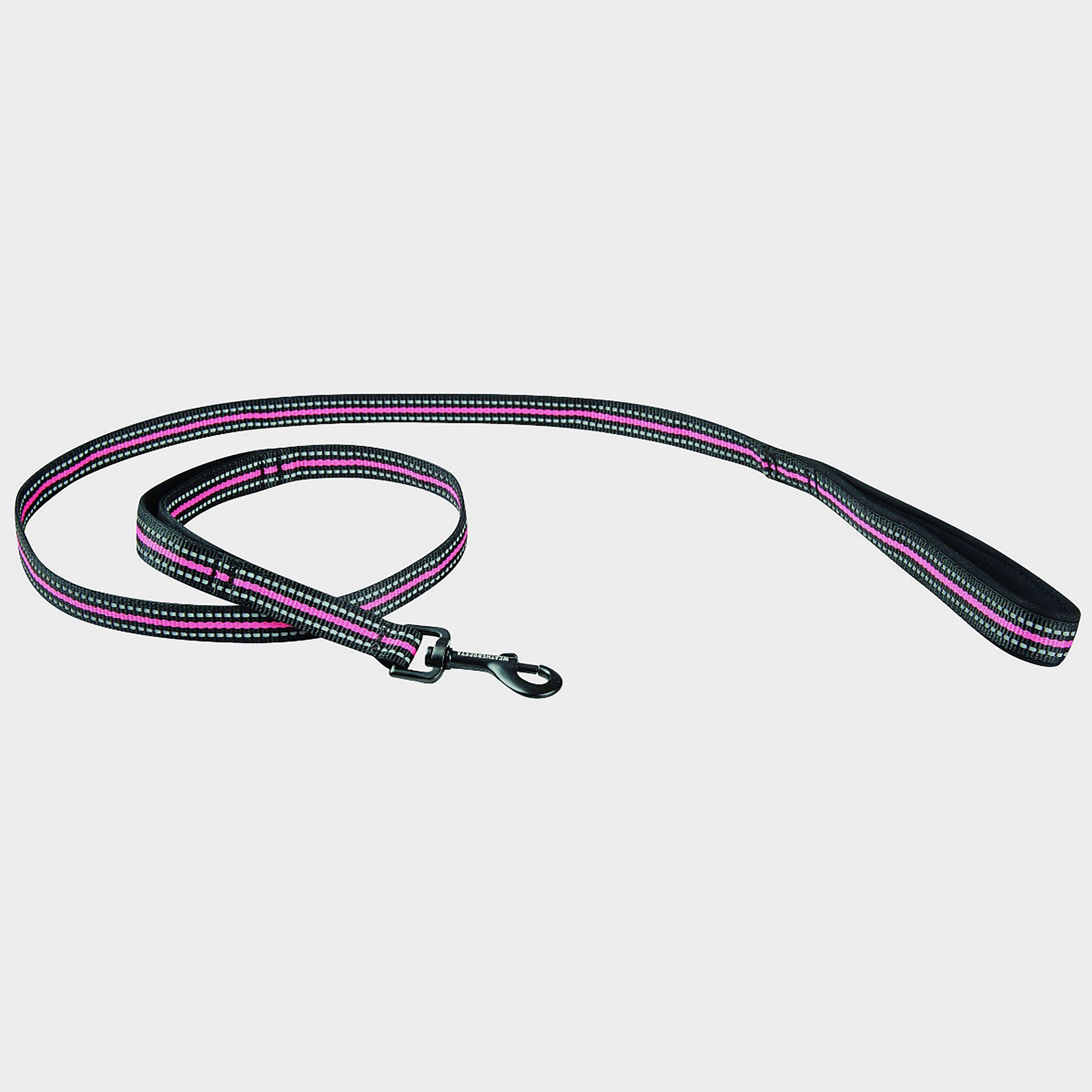 Reflective Dog Lead Black/Pink