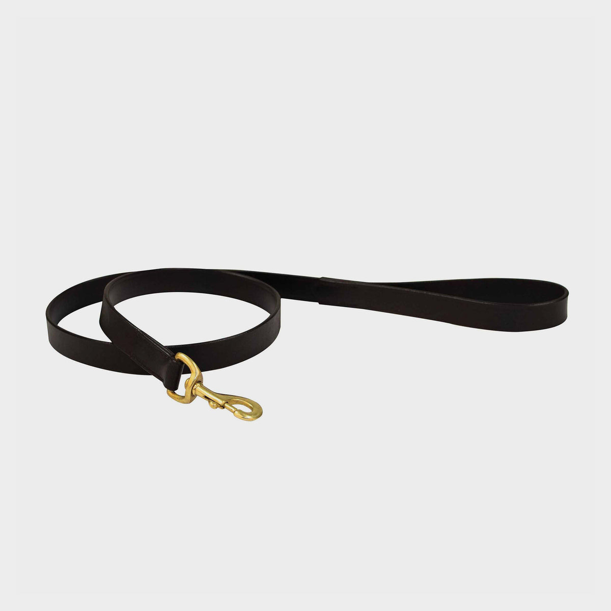 Leather Dog Lead Black