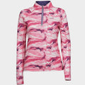 Long Sleeve Ruby Marble Top Pink Swirl Marble