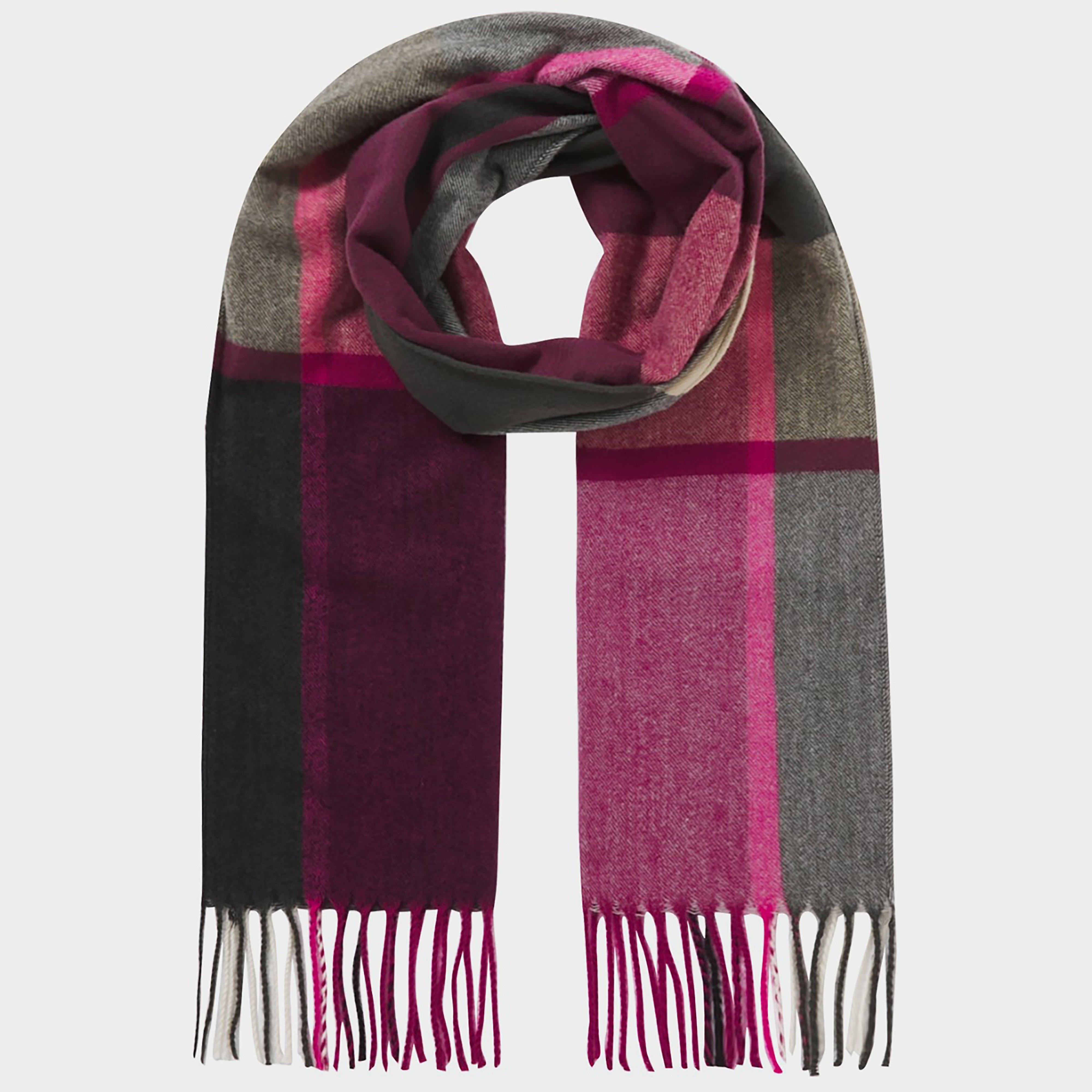 Ladies Bracken Scarf Black Check