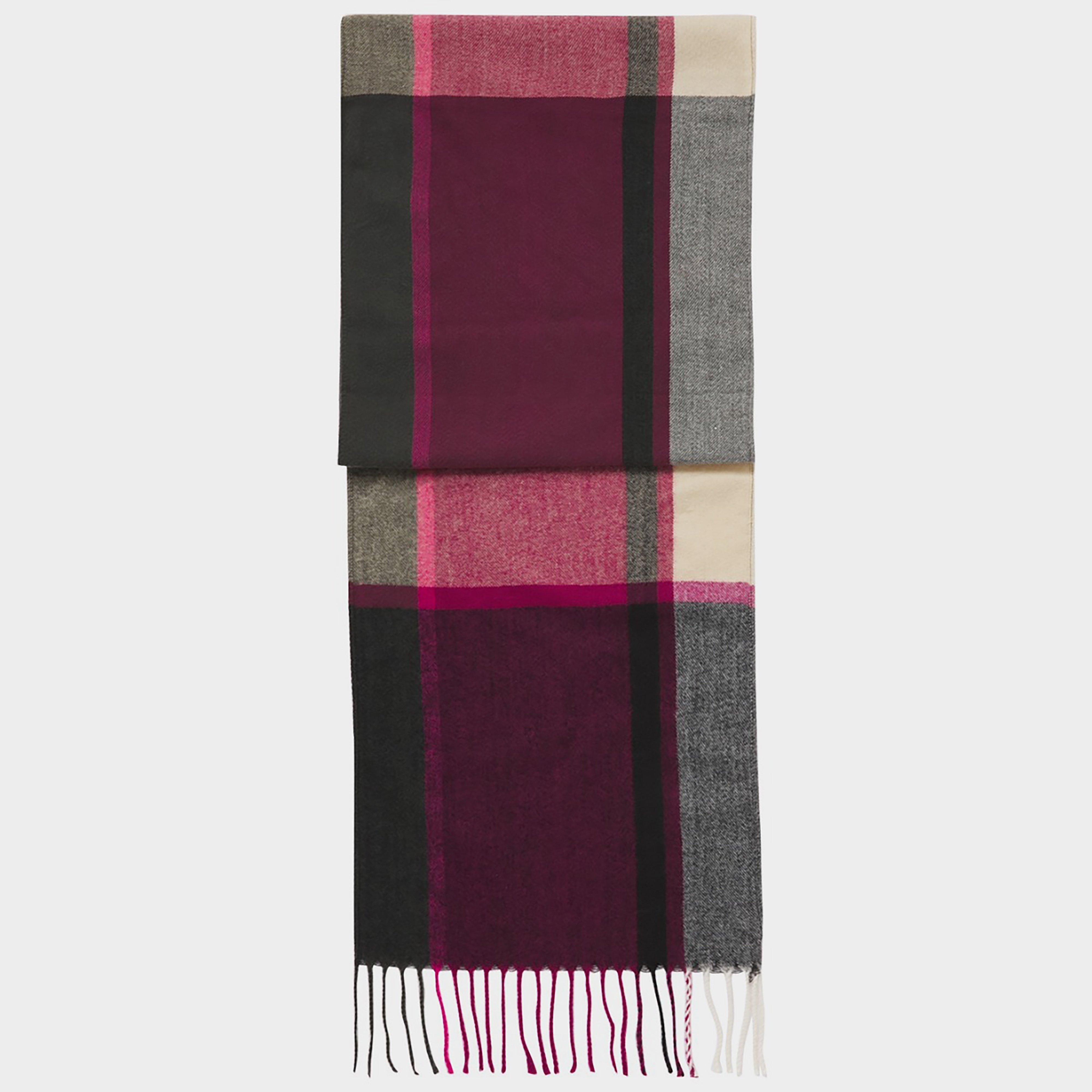 Ladies Bracken Scarf Black Check