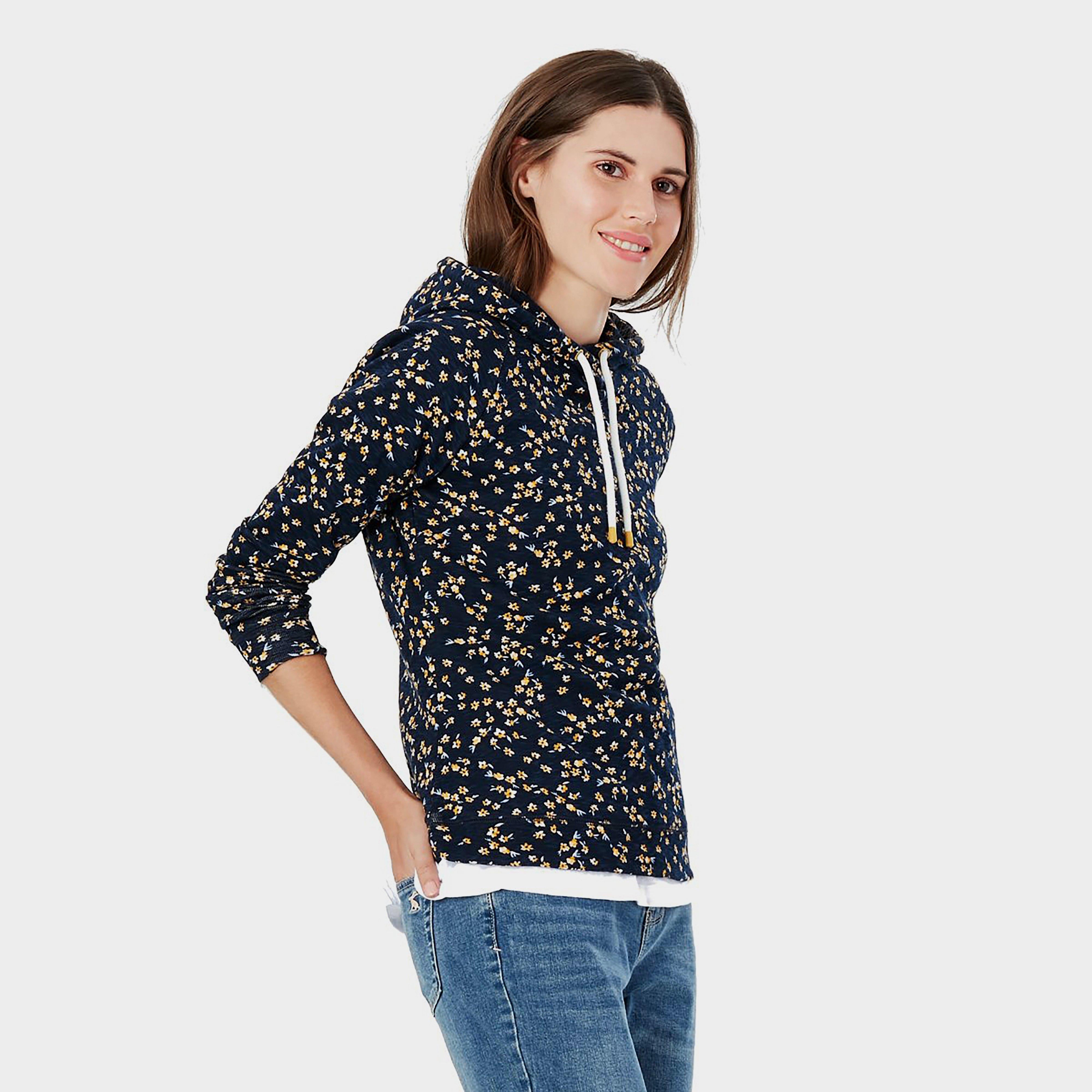 Womens Marlston Print Hoody Navy Ditsy