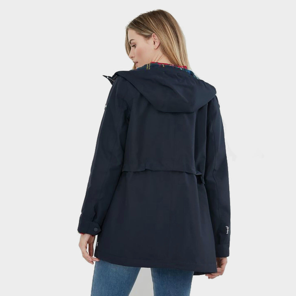 Womens Rushmere Mountain Tech Waterproof Raincoat Marine Navy