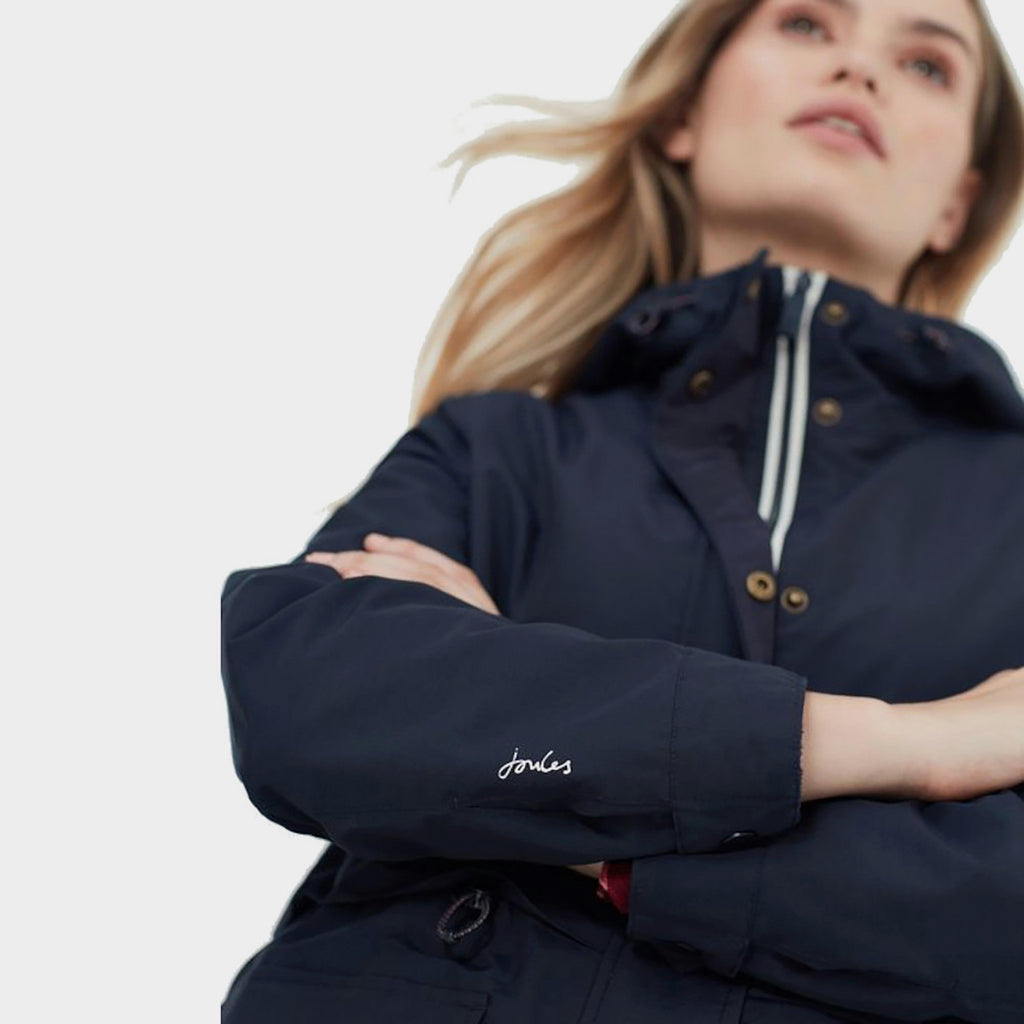 Womens Rushmere Mountain Tech Waterproof Raincoat Marine Navy