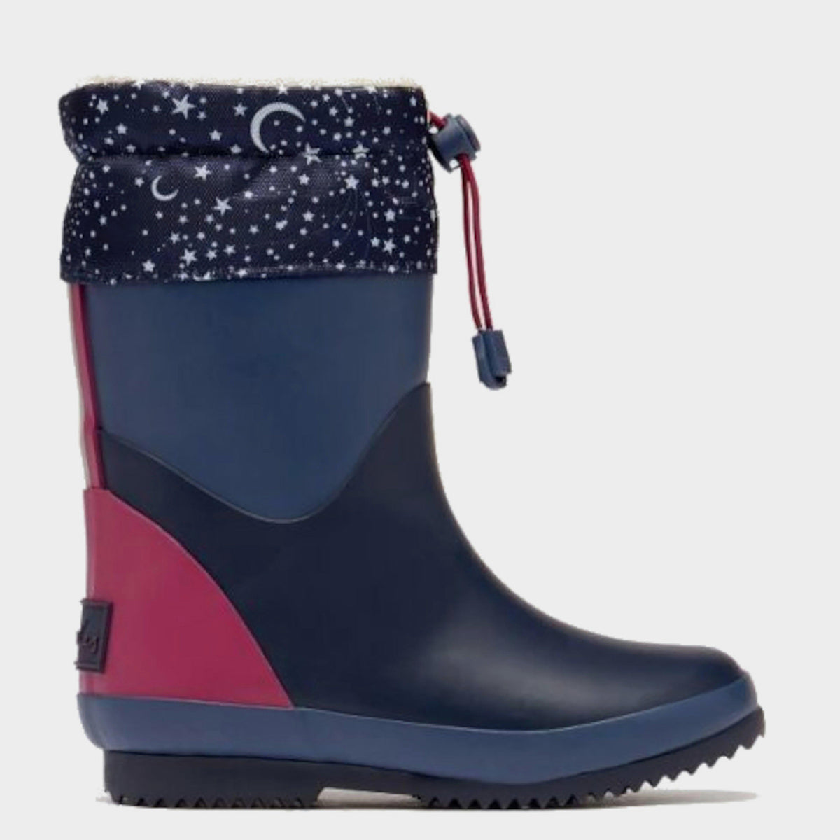 Junior Warm Wellies French Navy