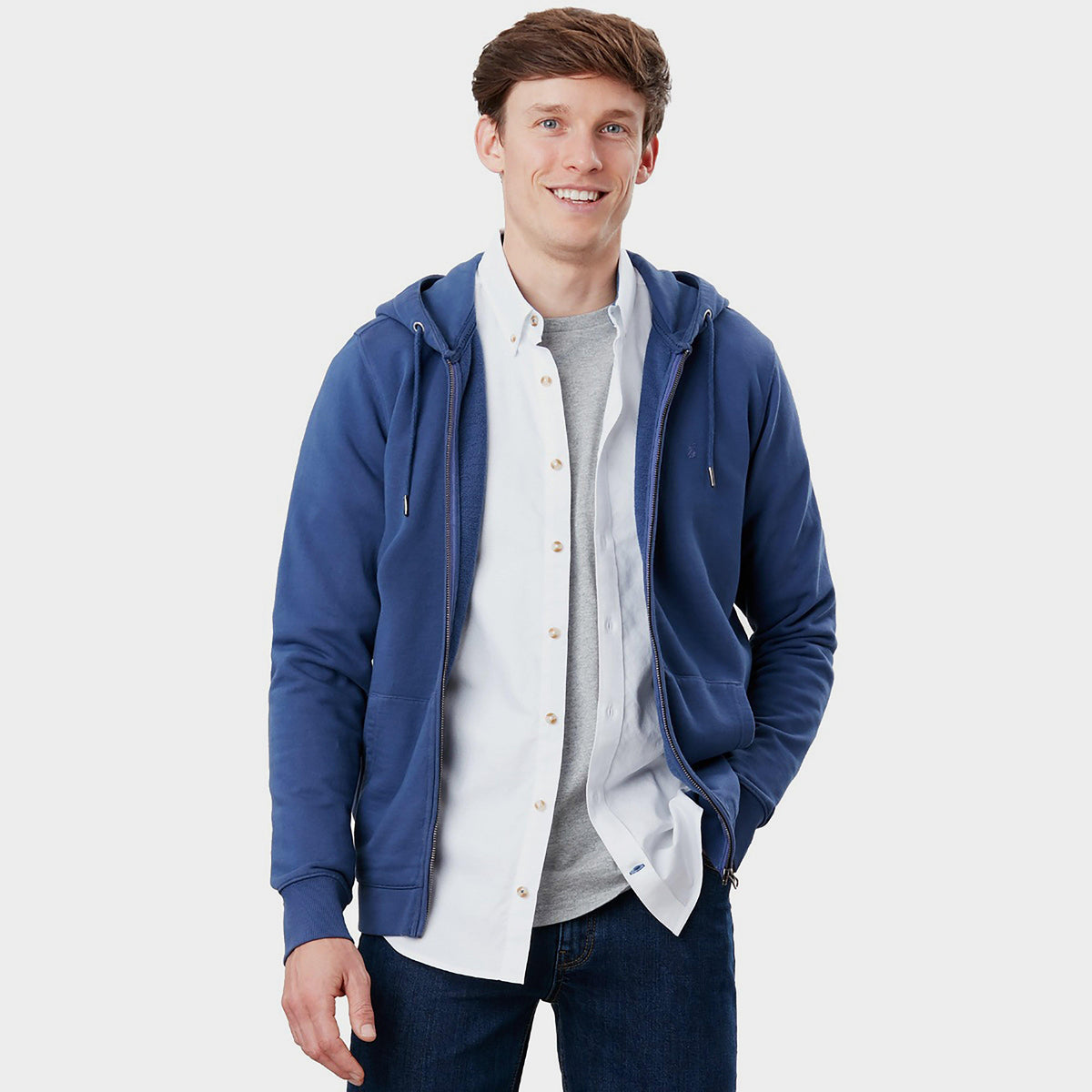 Mens Mayday Hoodie Skipper Blue