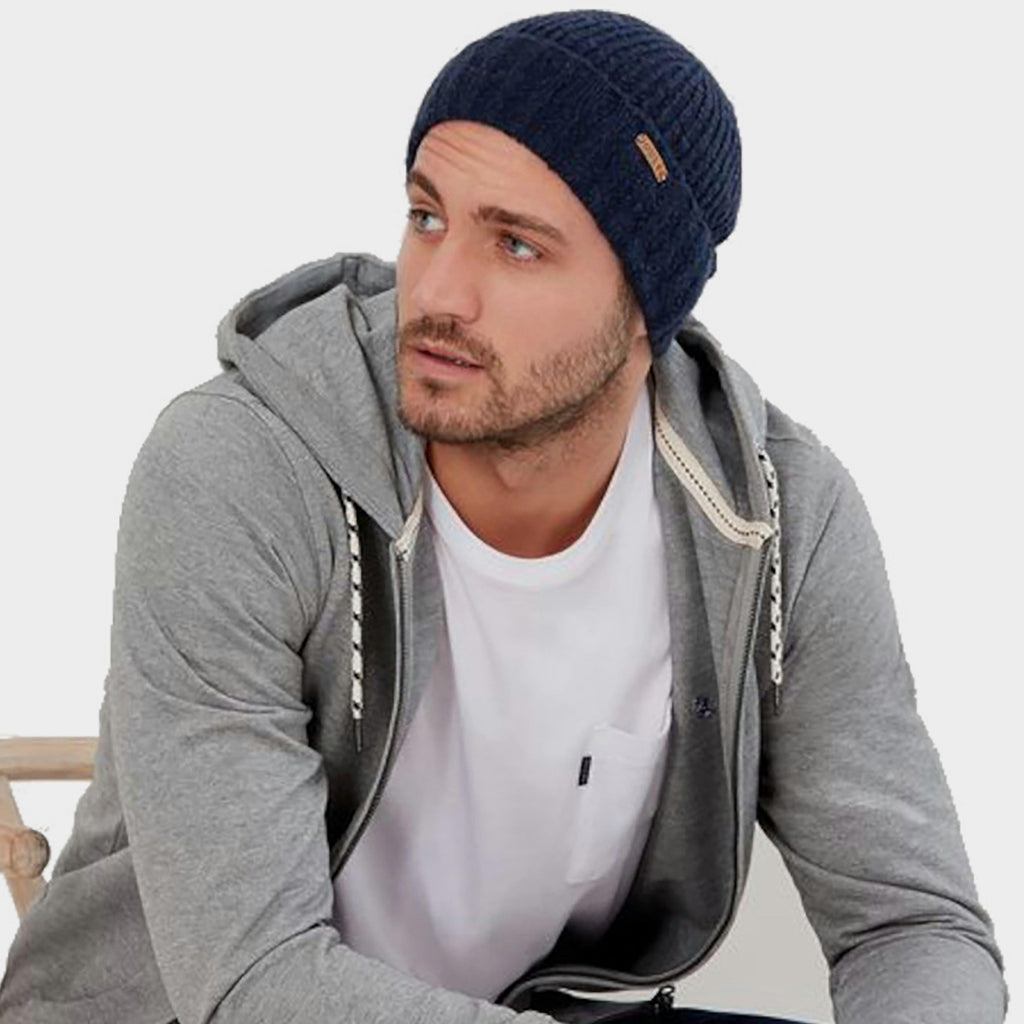 Bamburgh Knitted Hat French Navy