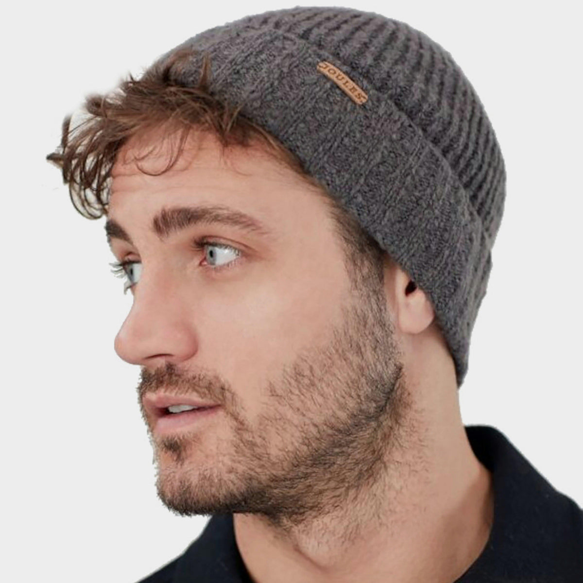 Bamburgh Knitted Hat Grey Marl