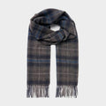 Tytherton Wool Scarf Grey Marl Check