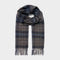Tytherton Wool Scarf Grey Marl Check