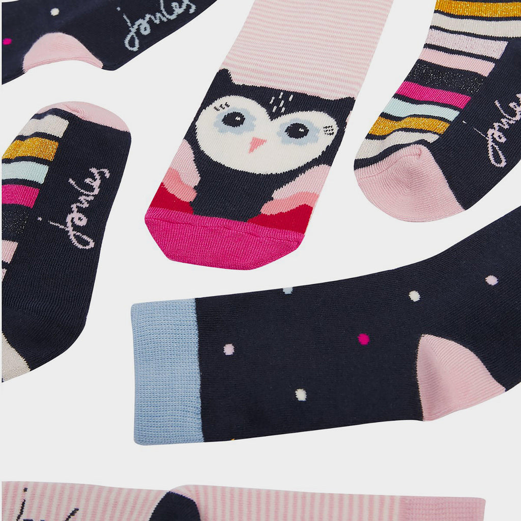 Kids Brilliant Bamboo Socks Owl Stripe