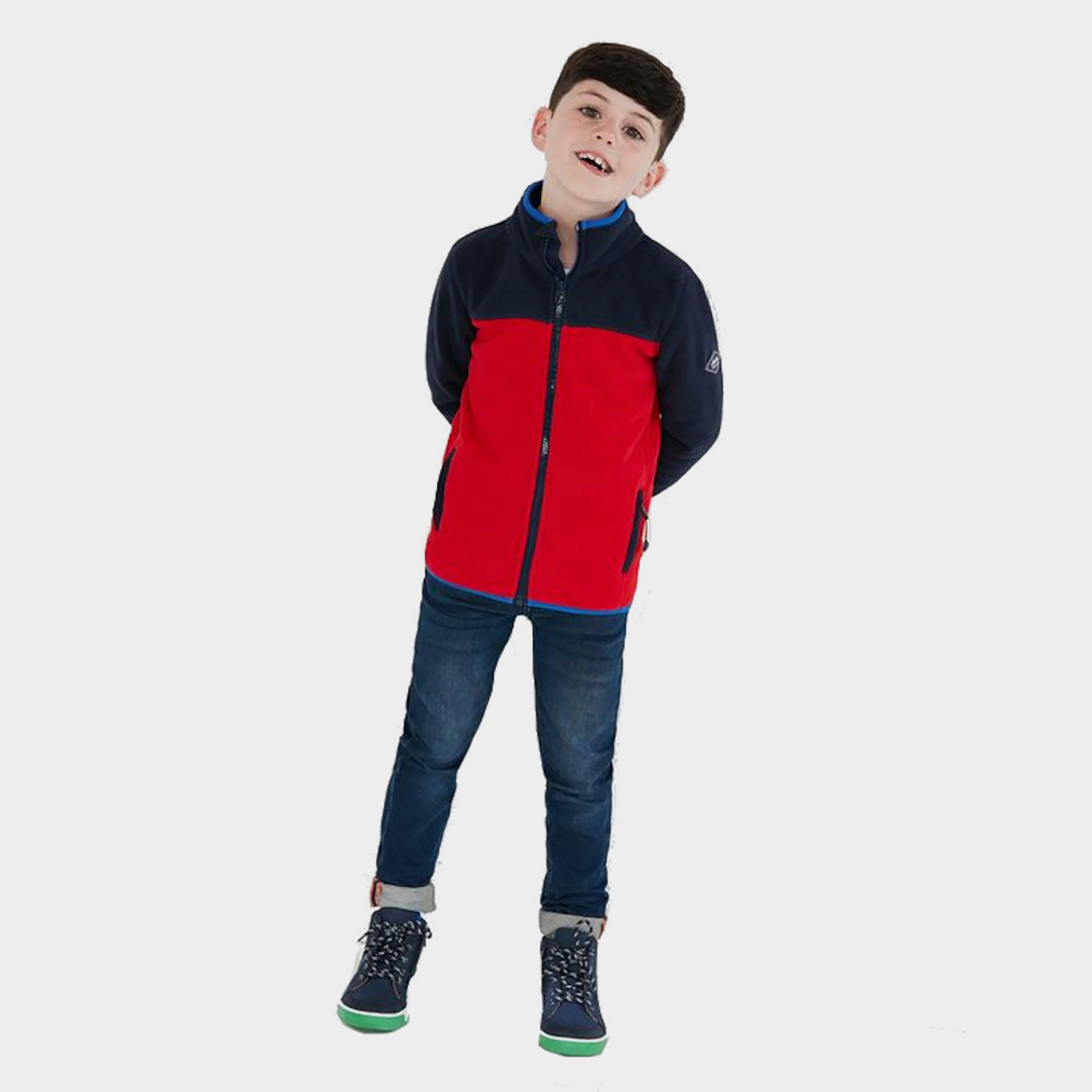 Kids Theo Fleece Navy/Red