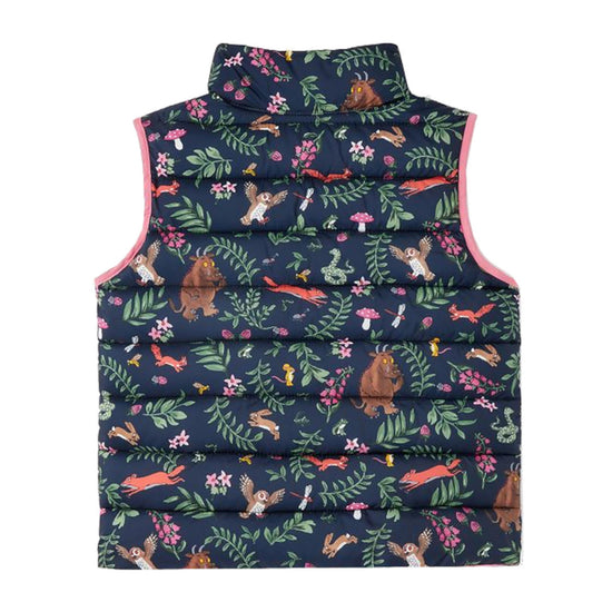 Gruffalo Flip It Reversable Gilet Gruffalo Blue Floral
