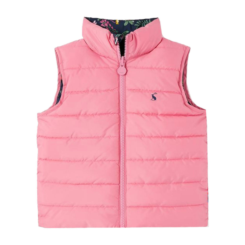 Gruffalo Flip It Reversable Gilet Gruffalo Blue Floral