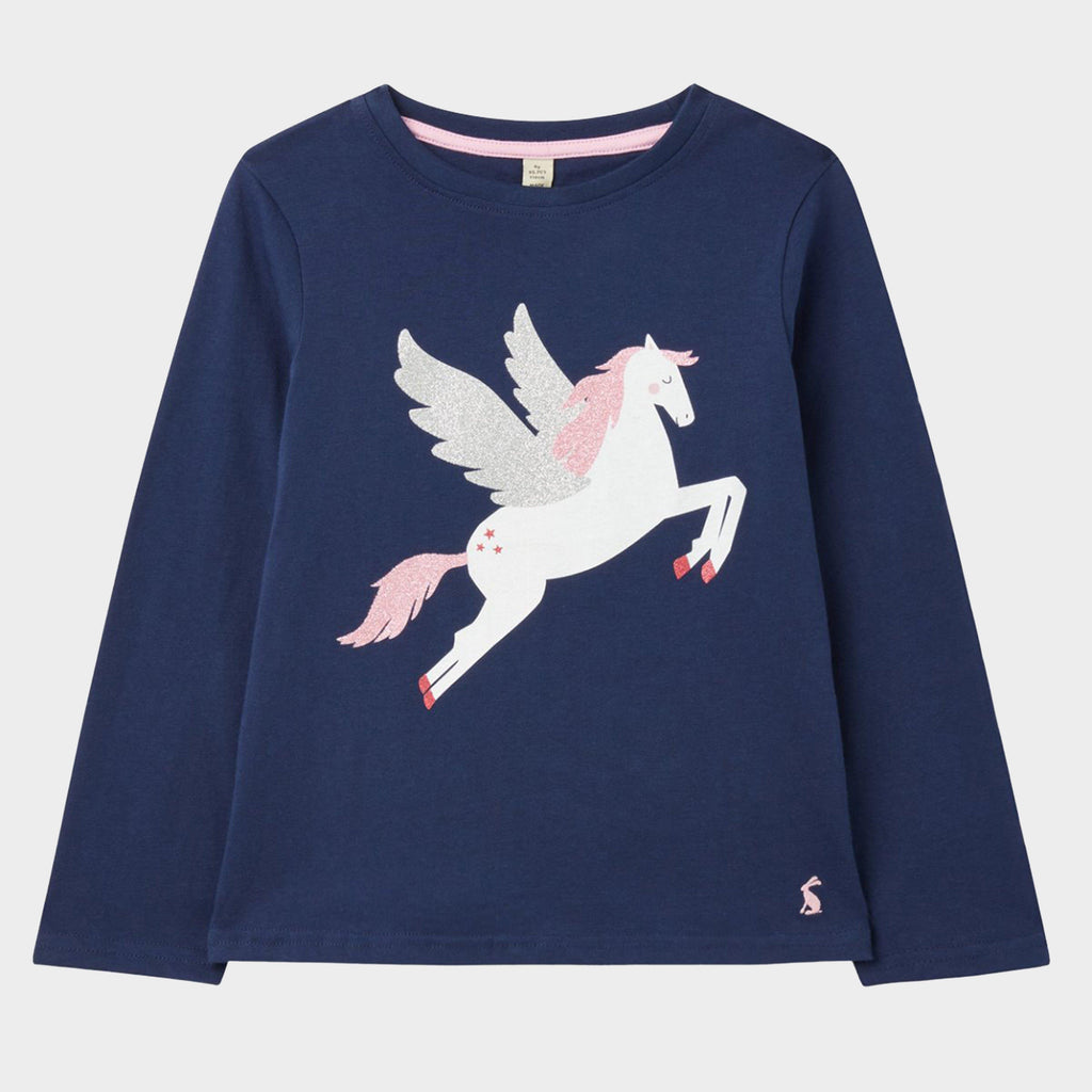 Girls Bessie Long Sleeve Top Flying Horse