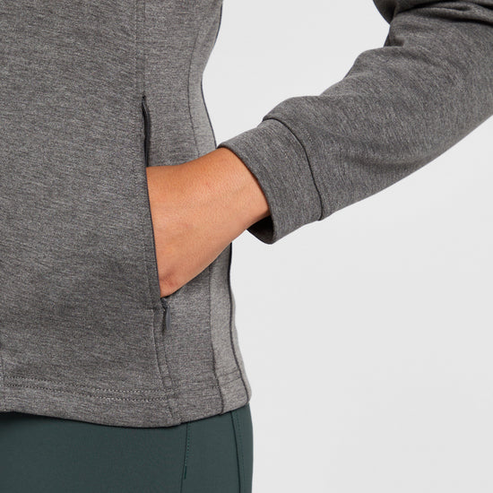 Womens View Full Zip Hoodie Graphite