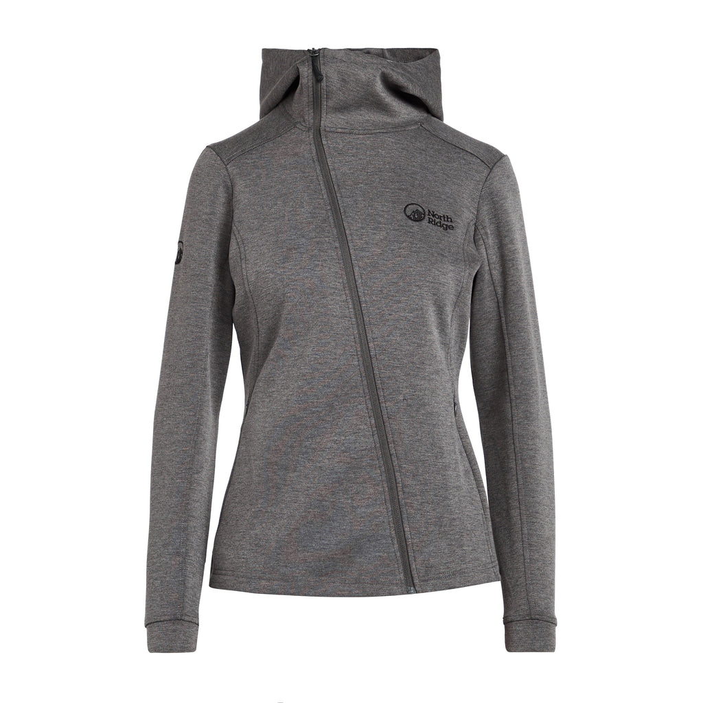 Womens View Full Zip Hoodie Graphite