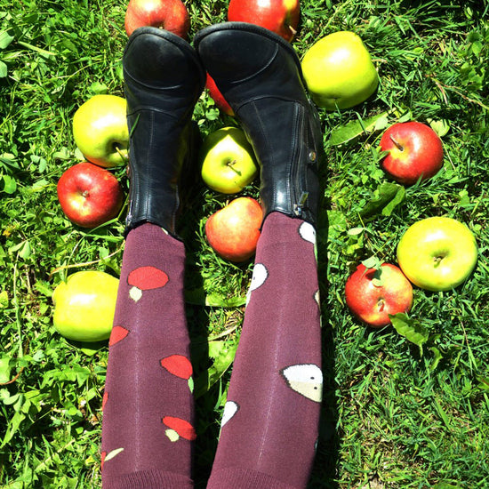 Novelty Socks Apples