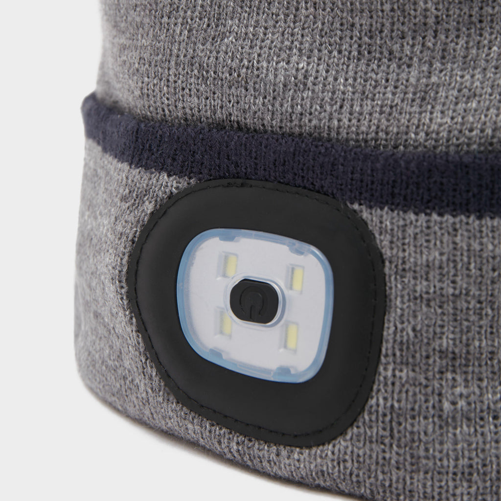 Vision LED Beanie Hat Grey