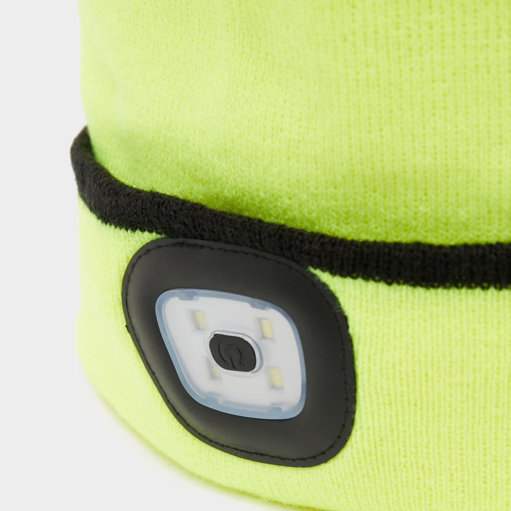 Vision LED Beanie Hat Yellow