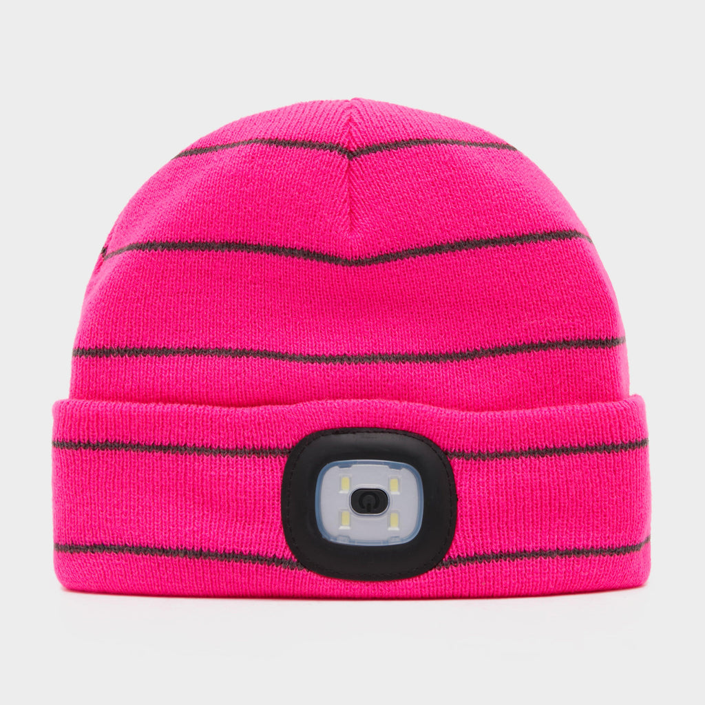 Junior Vision LED Beanie Hat Pink