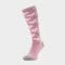 Ladies Equestrian Jacquard Lite Long Socks Jackson Mauve Hearts