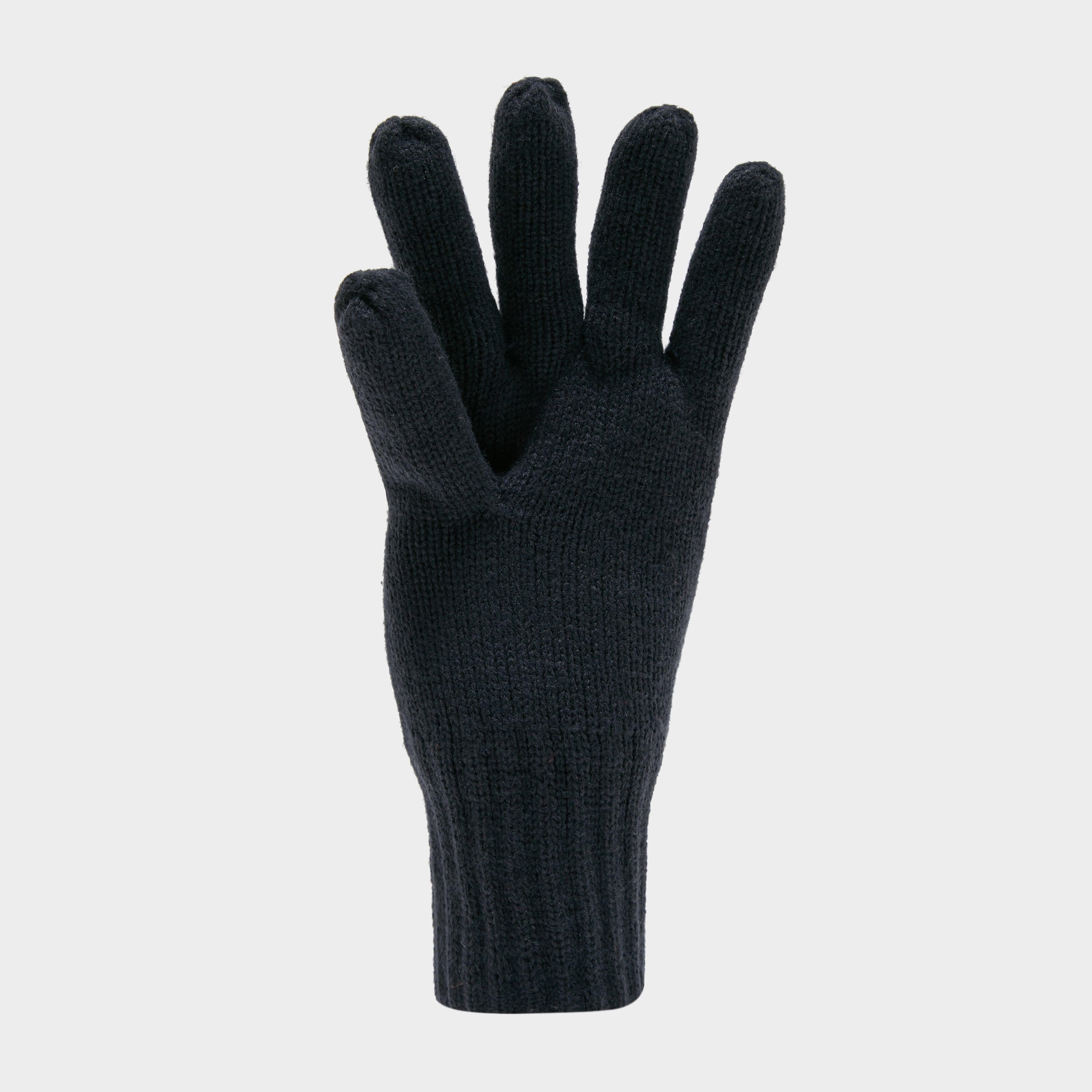 Mens Plain Fleece Gloves Navy