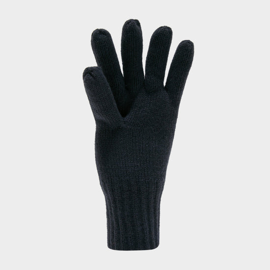 Mens Plain Fleece Gloves Navy