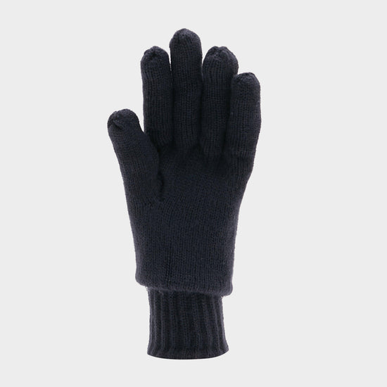 Mens Plain Fleece Gloves Navy