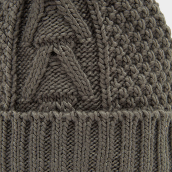 Georgia Pom Hat Gunmetal