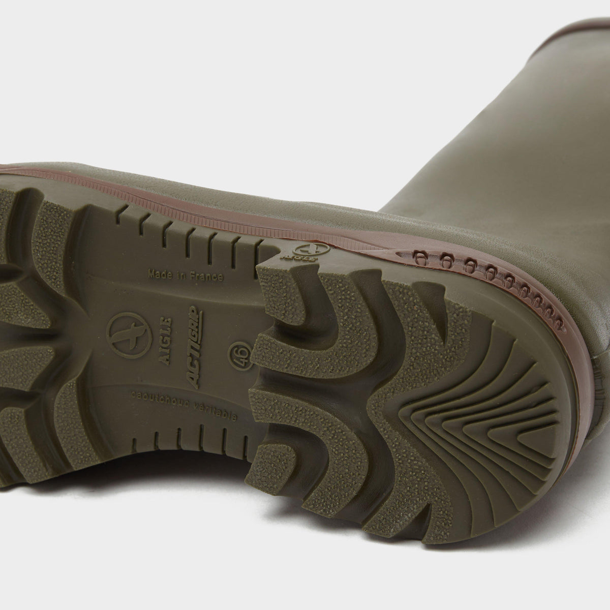 Mens Parcours 2 Wellington Boots Khaki