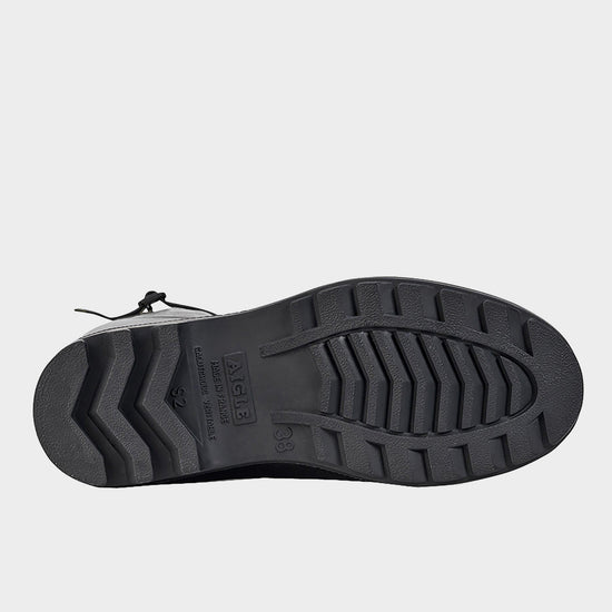 Ladies Aiglentine Fur Lined II Wellington Boots Noir