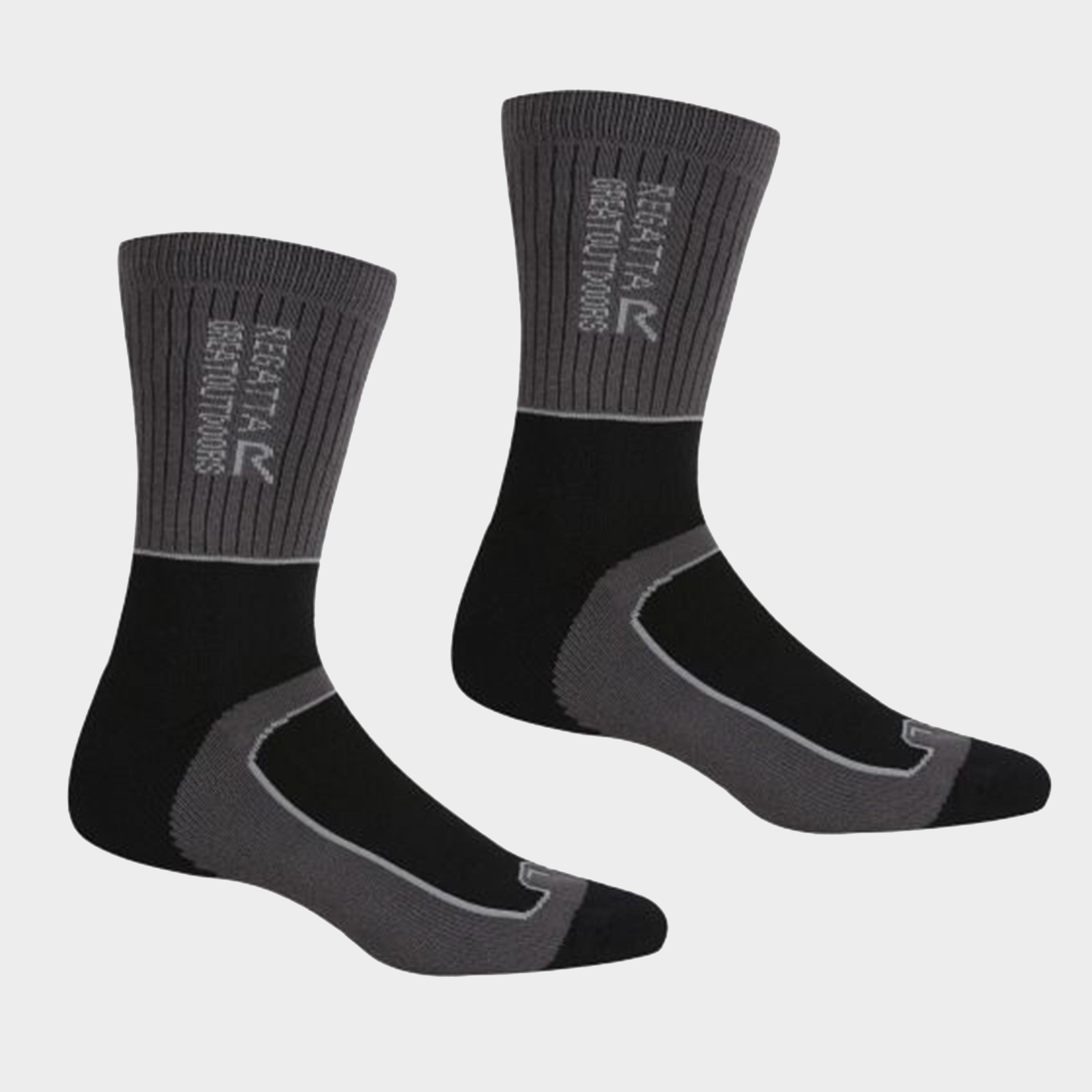 Mens Samaris II Season Socks Black/Dark Steel