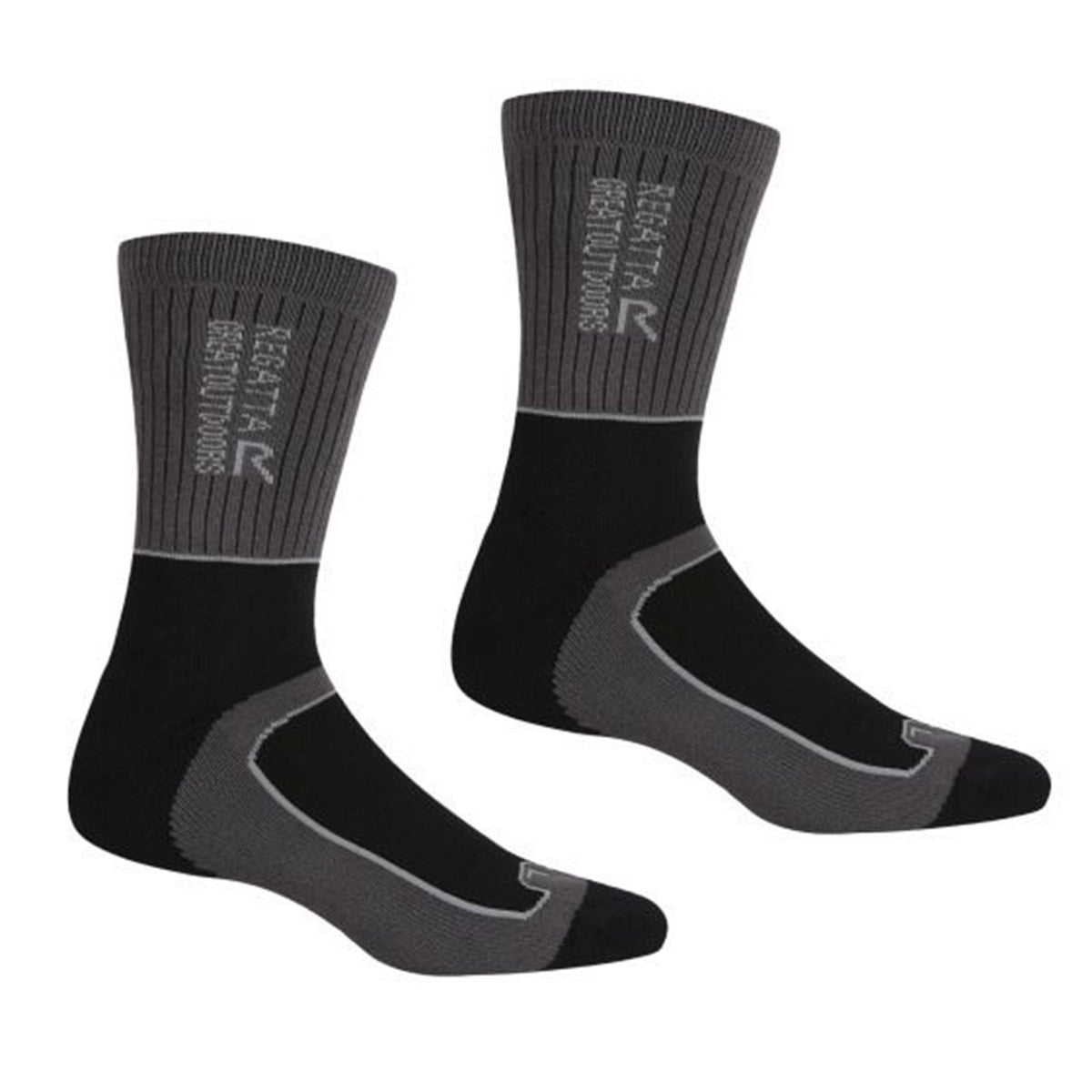 Mens Samaris II Season Socks Black/Dark Steel