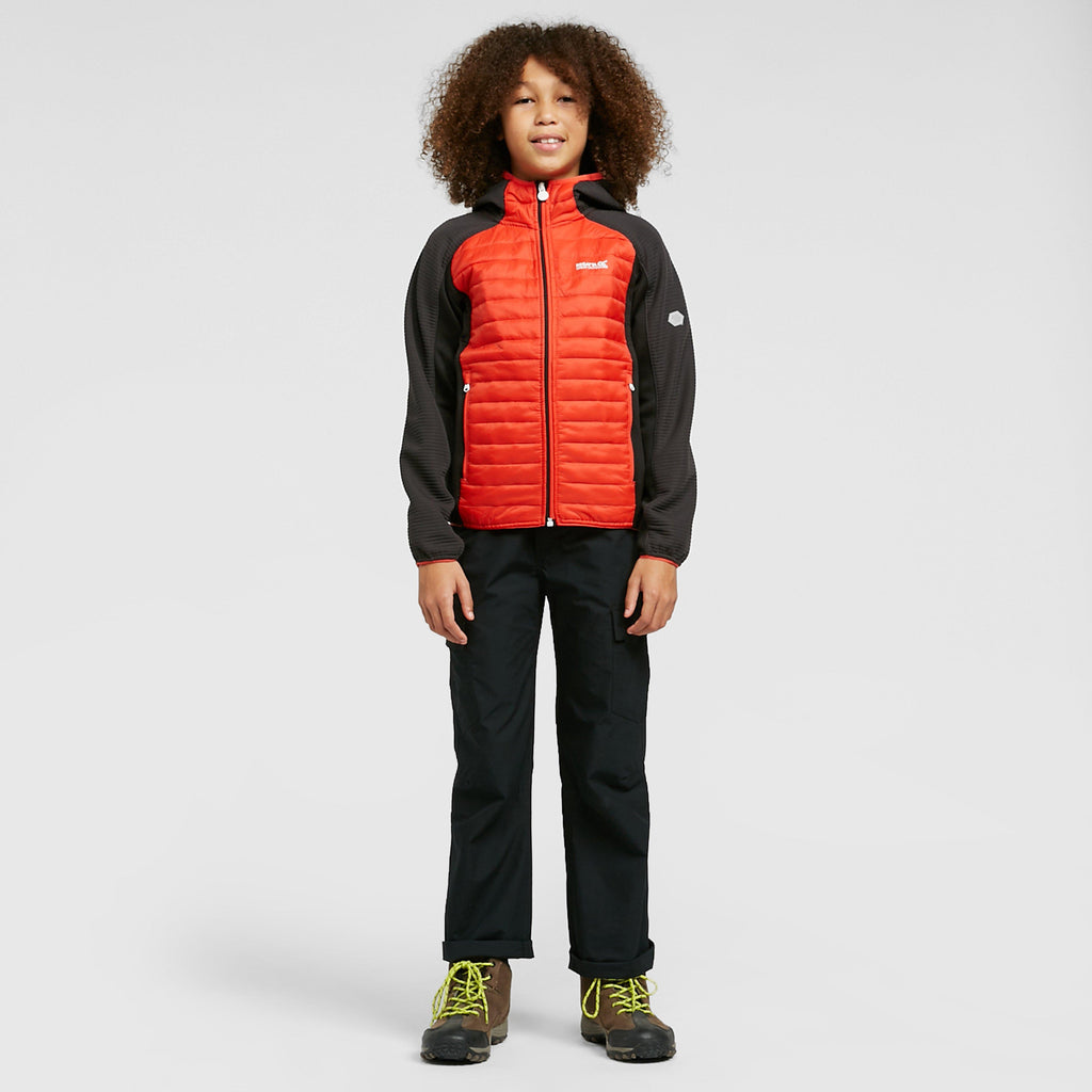 Childs Kielder Hybrid V Jacket Cajun Orange/Ash/Black